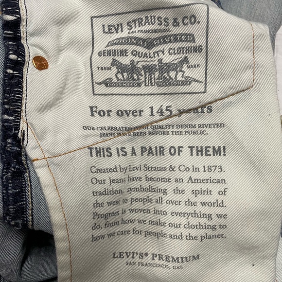 Levi’s premium denim 511 jeans men’s 29/30 light wash performance bootcut/slim - Picture 12 of 13